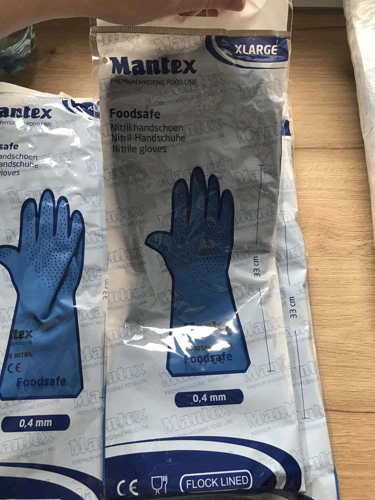 Rękawice gospodarcze grube 12 opakowań rozmiar xl