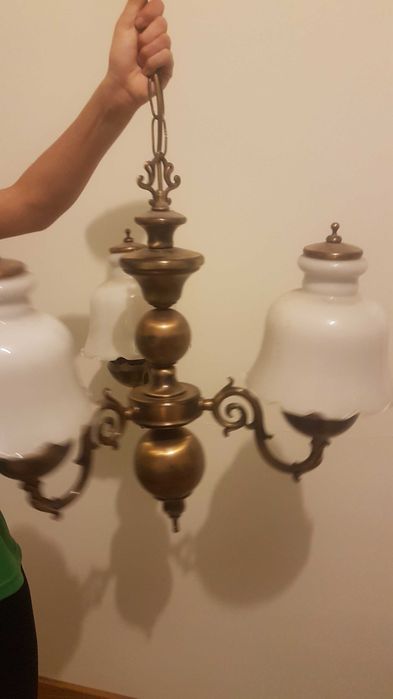 Candeeiro médio castanho