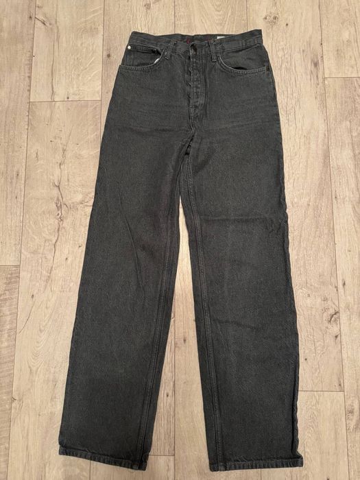 Темно-сірі жіночі джинси Zara розмір S