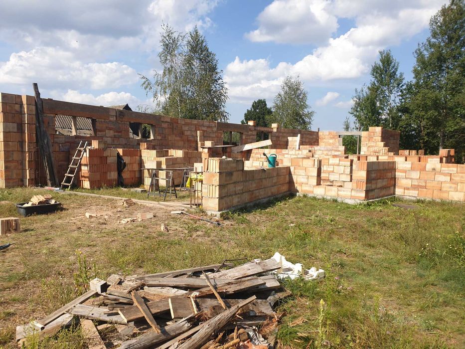 Działka z rozpoczętą budową,Narewka/ Puszcza Białowieska