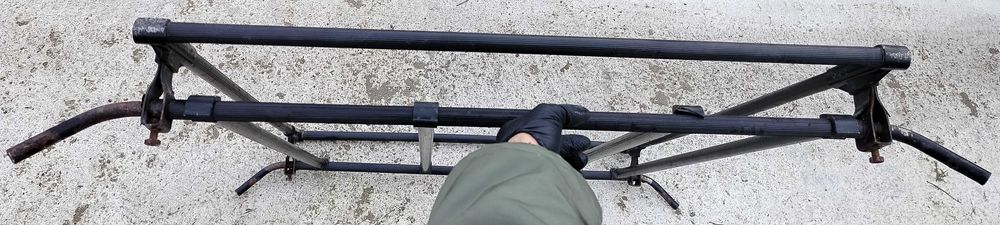 Bagażnik dachowy firmy Amos z lat 90-tych XX wieku