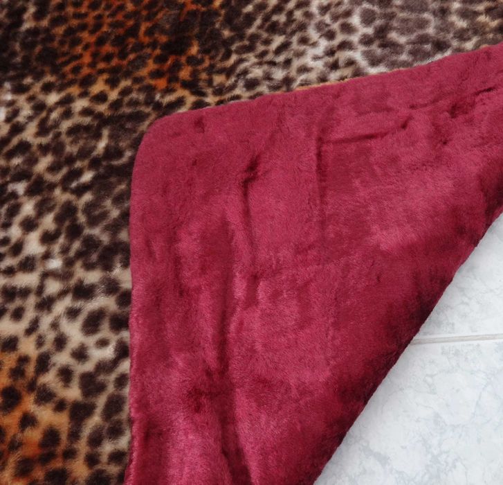 Cobertor / Manta com estampa de leopardo
