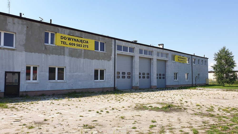 Obiekt: hala, magazyn, biura - Chmielów - 1980 m² + utwardzony teren