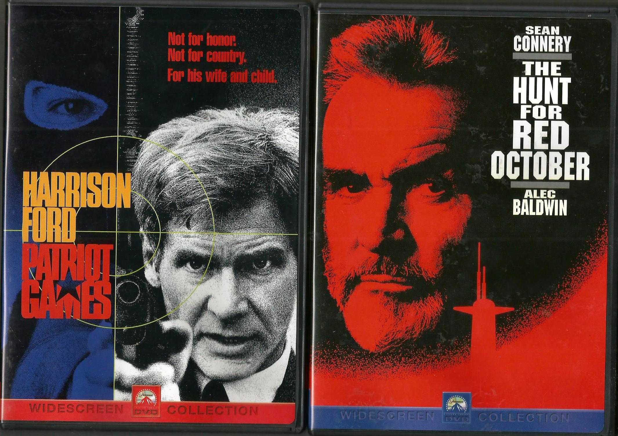 Tree Widescreen Thrillers DVD Set 3. Sean Connery e Harrison Ford.