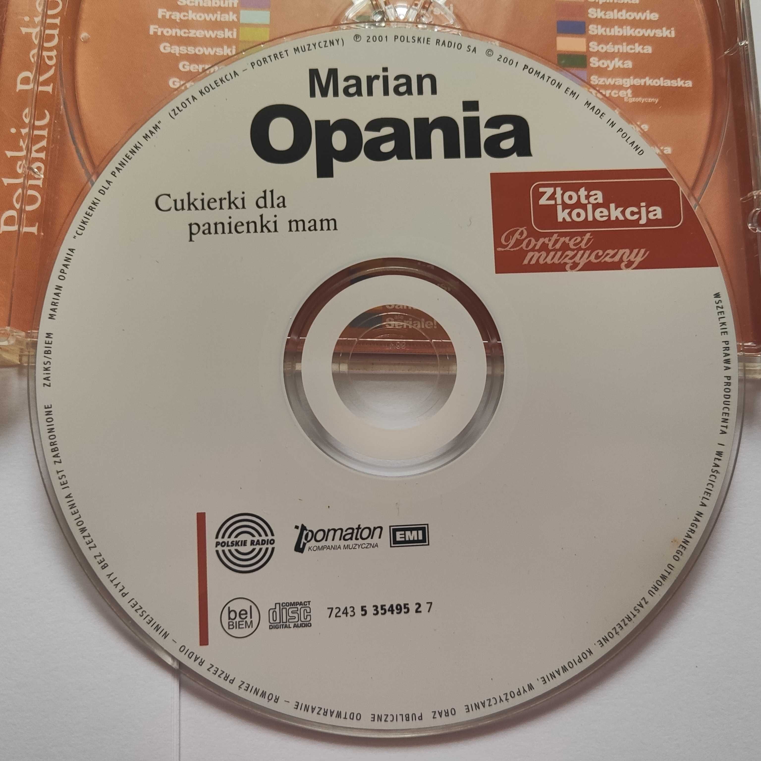Płyta CD Marian Opania, seria Złota Kolekcja rok wydania 2001