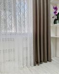 Тюль жакард версачі ромбік