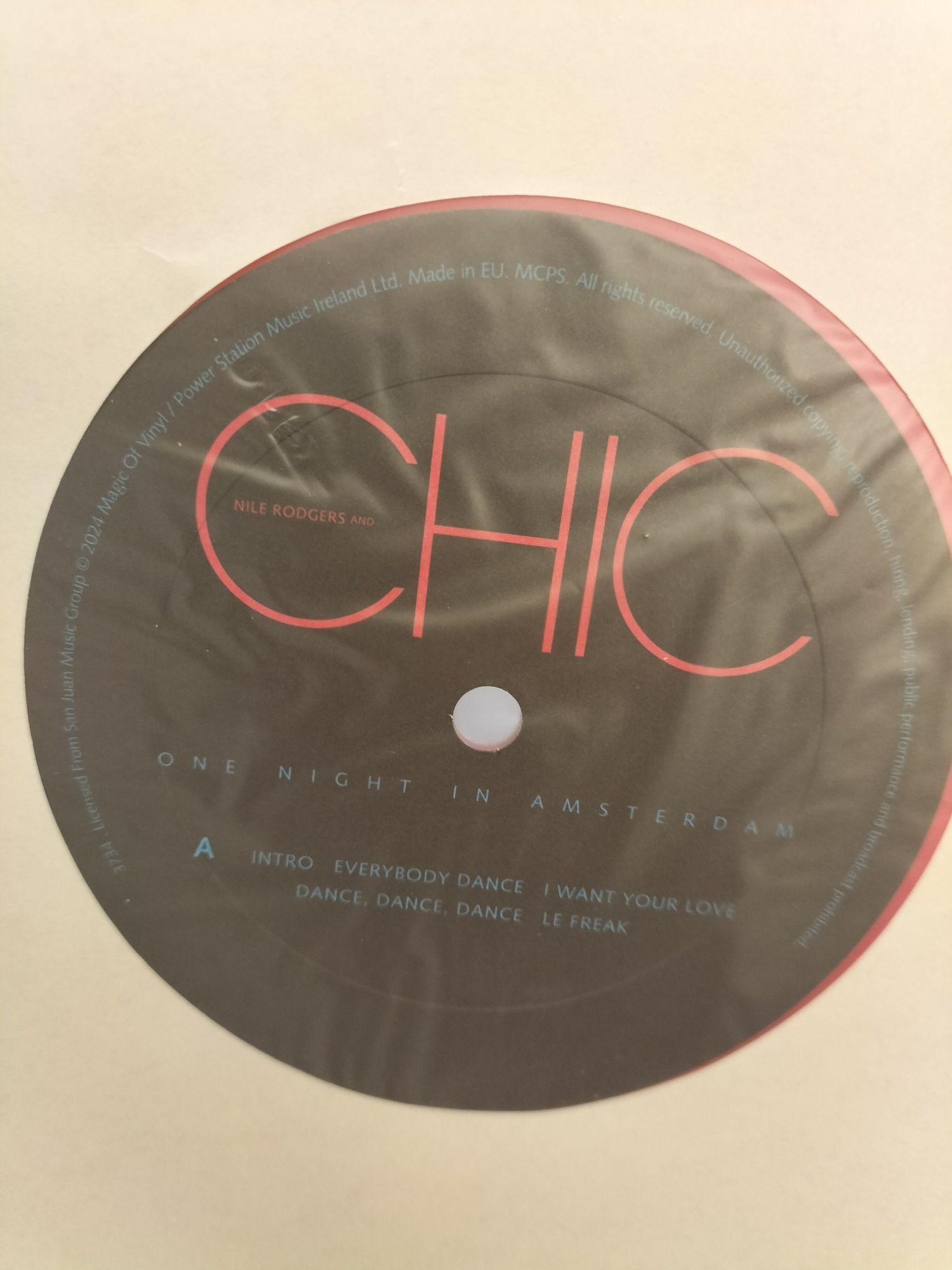 CHIC one night in Amsterdam winyl 1LP