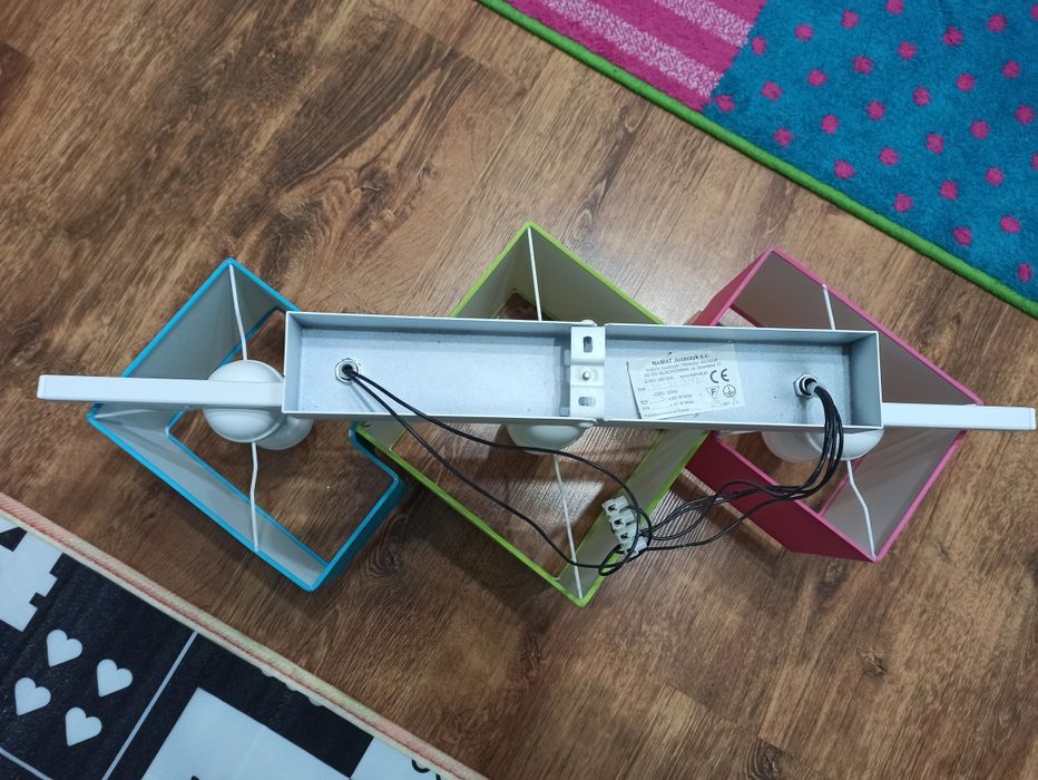 Lampa dziecięcą plafon kolorowy