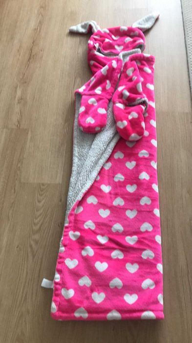 manta quentinha cor de rosa