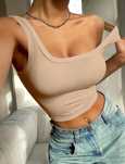 Nowy top bezowy S/M