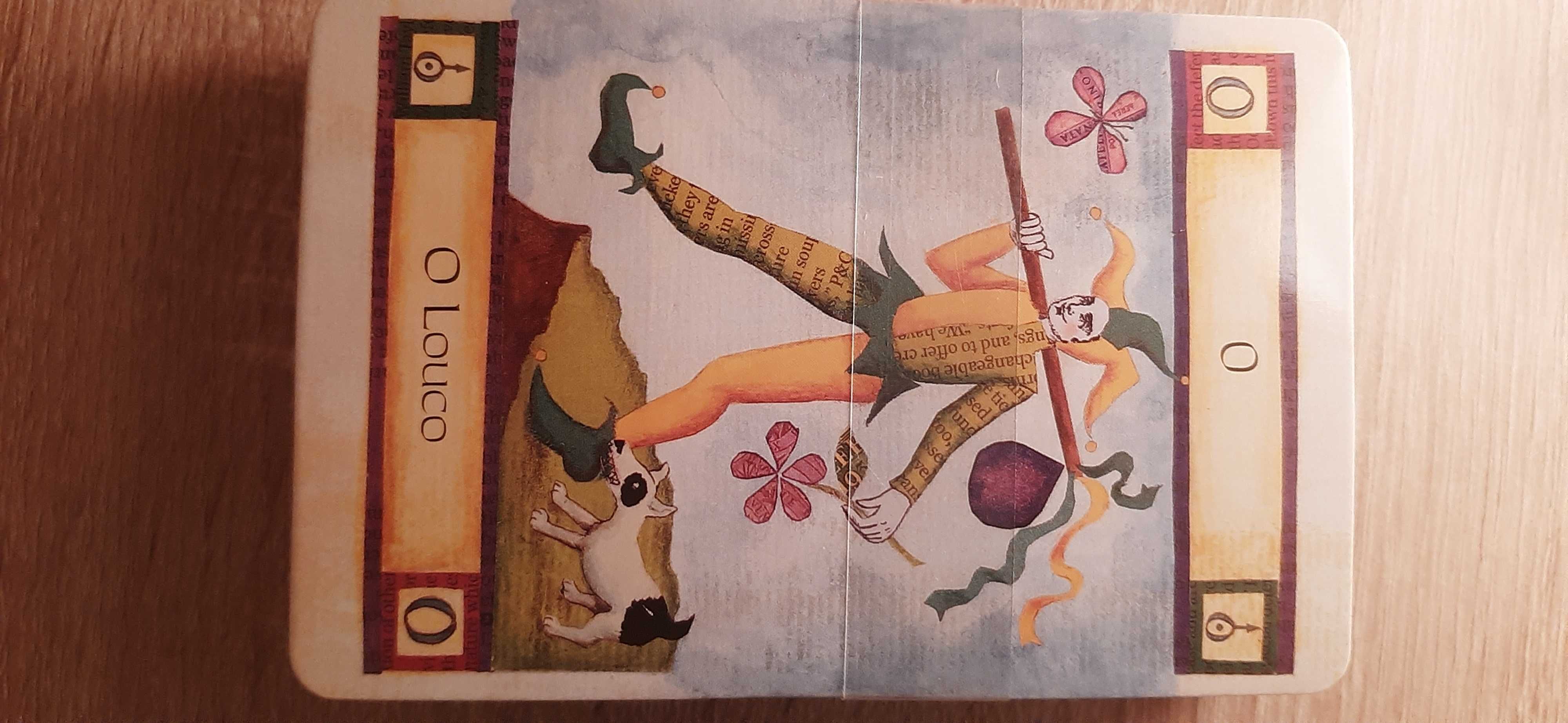 A magia do Tarot, caixa (embalagem) livro e baralho