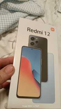 Новий запакований redmi 12 8/128 gb чорного кольору