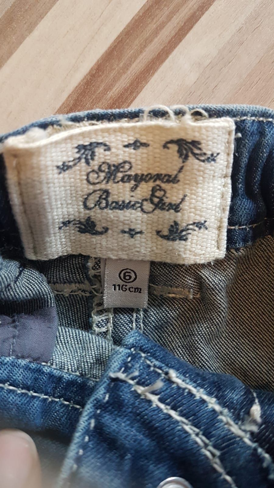 Spodnie jeans rozmiar 116