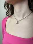 Vivienne Westwood Tiny Saturn Orb Pink Necklace подвеска кулон
