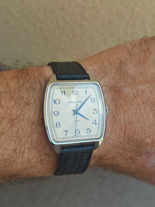 mało noszony WIELKA KOSTKA Poljot, mechaniczny zegarek nakręcany RETRO