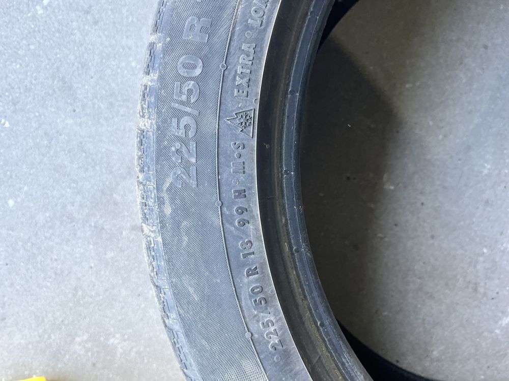 4x Continental contiwintercontact 225/50 r18