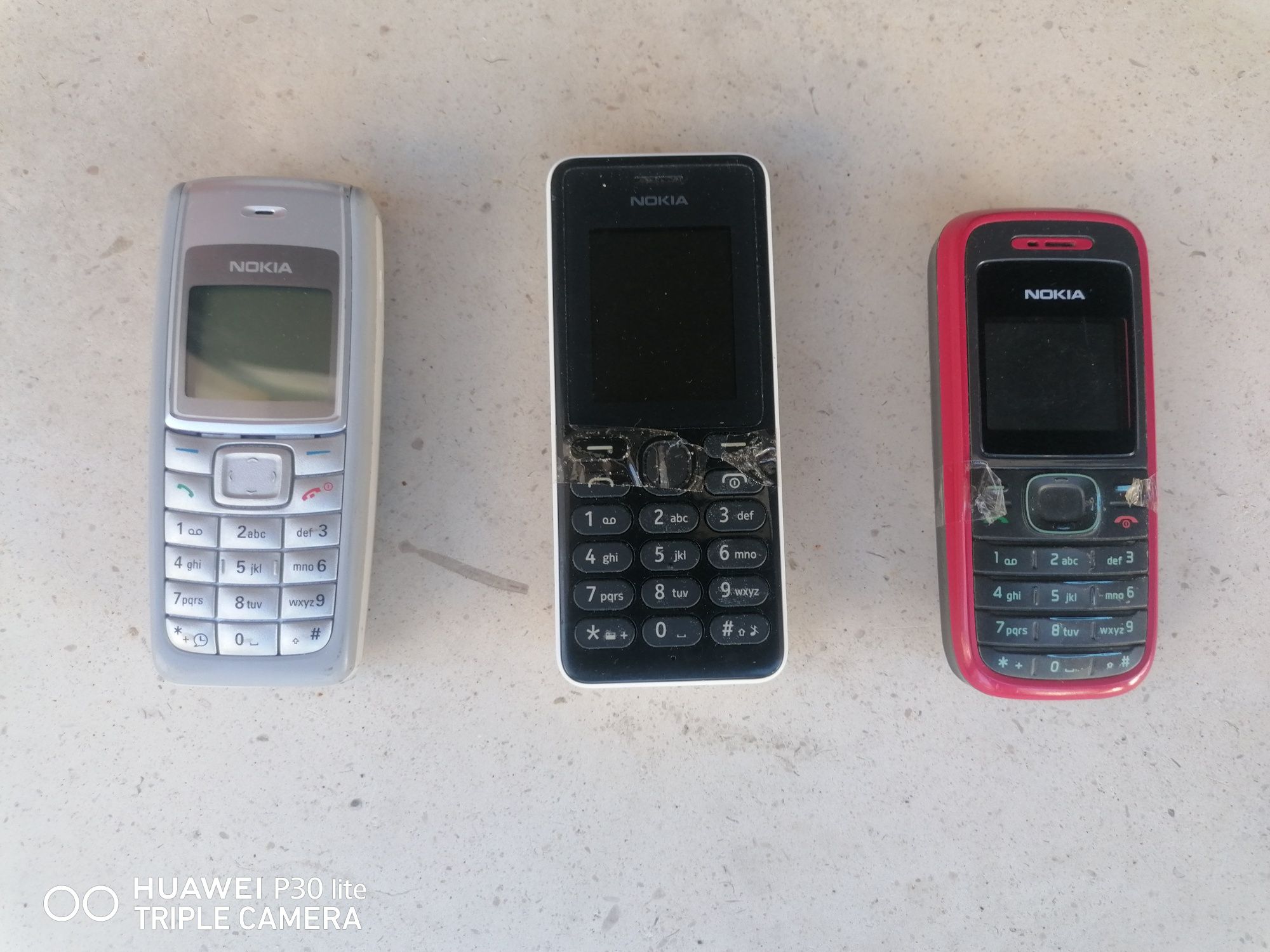 Lote de 7 telemóveis