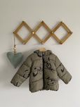 Kurtka h&m 80 pikowana khaki pluto myszka miki disney