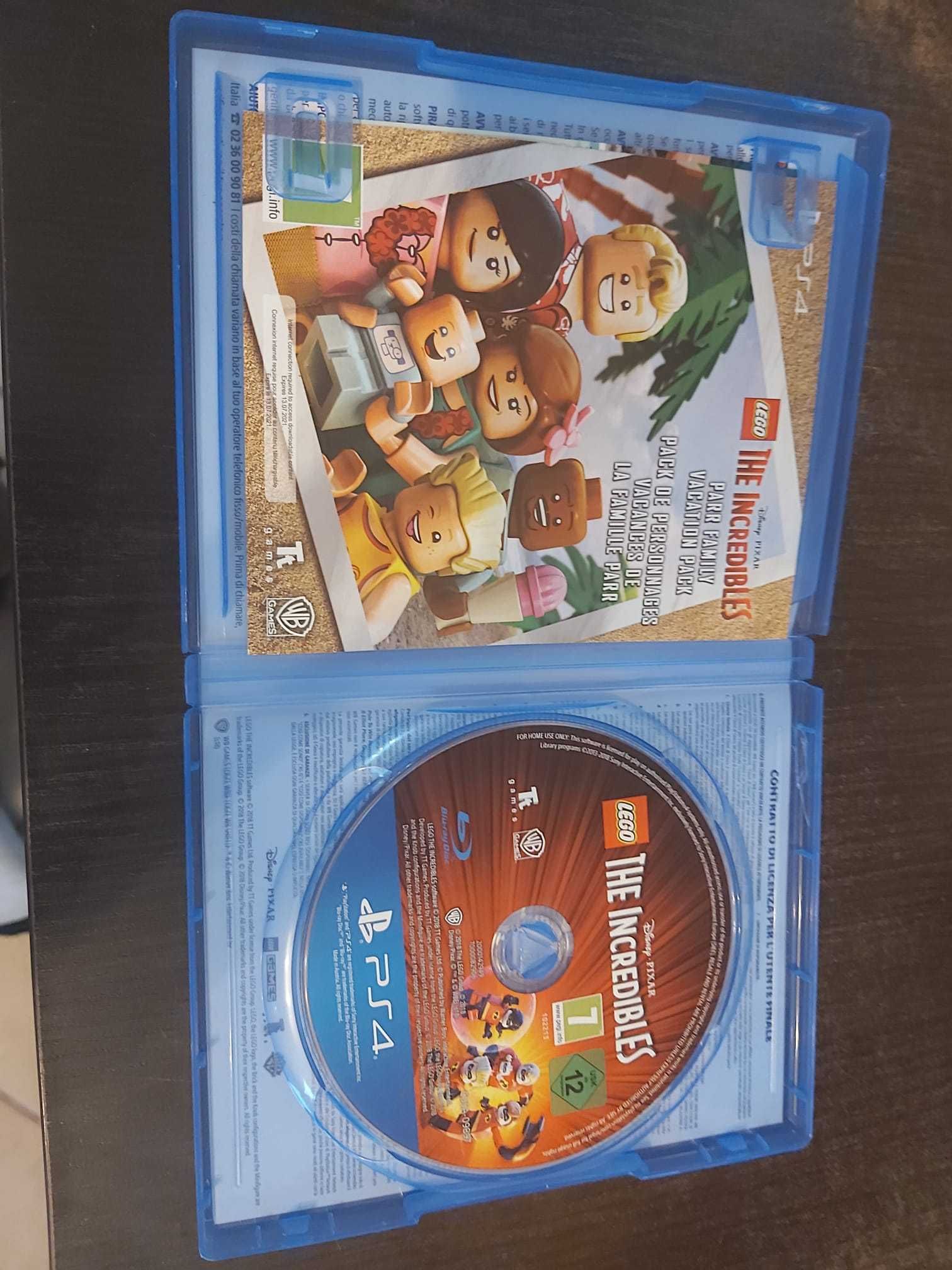 Gra na ps4 i 5 LEGO Iniemamocni,w Polskiej wersji językowej