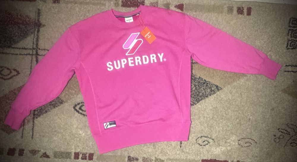 Superdry Pink Oversize bluza damska nowa