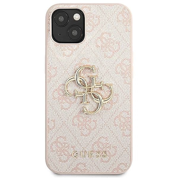 Etui Guess 4G Big Metal Logo na iPhone 13 / 14 / 15/6.1" - różowe