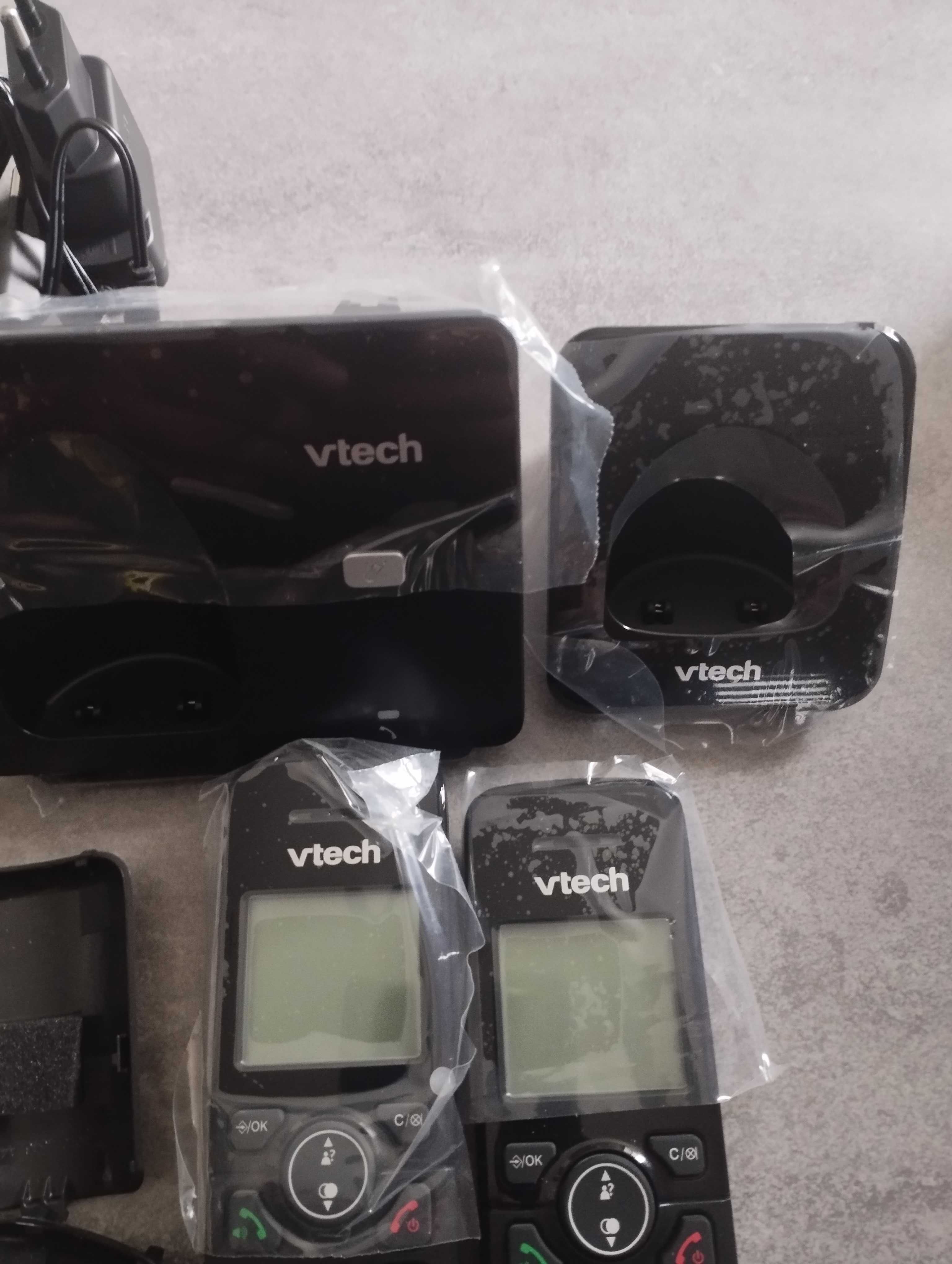 VTech ES2001 Duo bezprzewodowy telefon stacjonarny