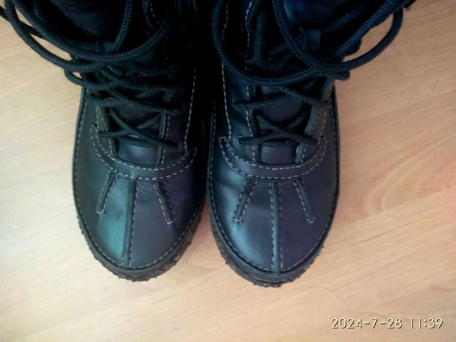 Зимові чорні ботинки чоботи Merrell 38р, 24,5 см