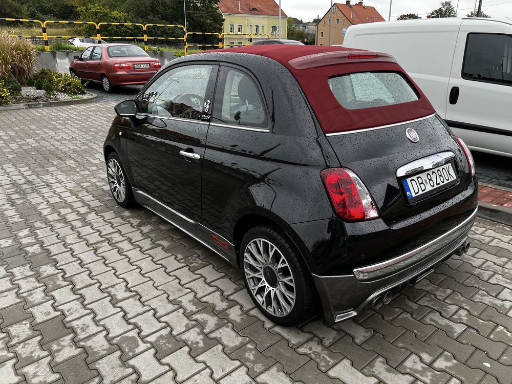 Fiat 500C wizualnie jak Abarth, aktywny wydech