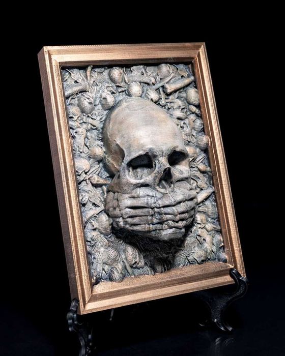 Trzy Mądre Czaszki - Symboliczny Akcent Dekoracyjny!