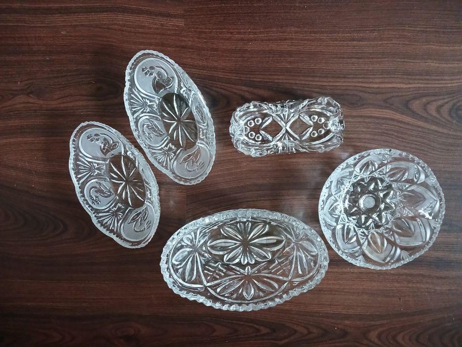 Посуда Вазы конфетница хрусталь