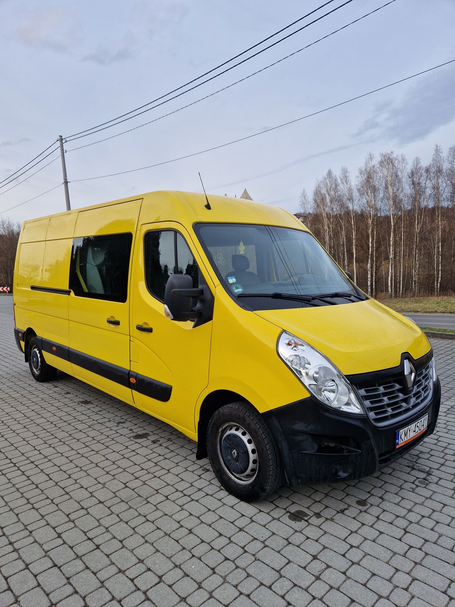 Renault Master doka brygadówka 7 osobowy brygadowy osp kamper euro 6