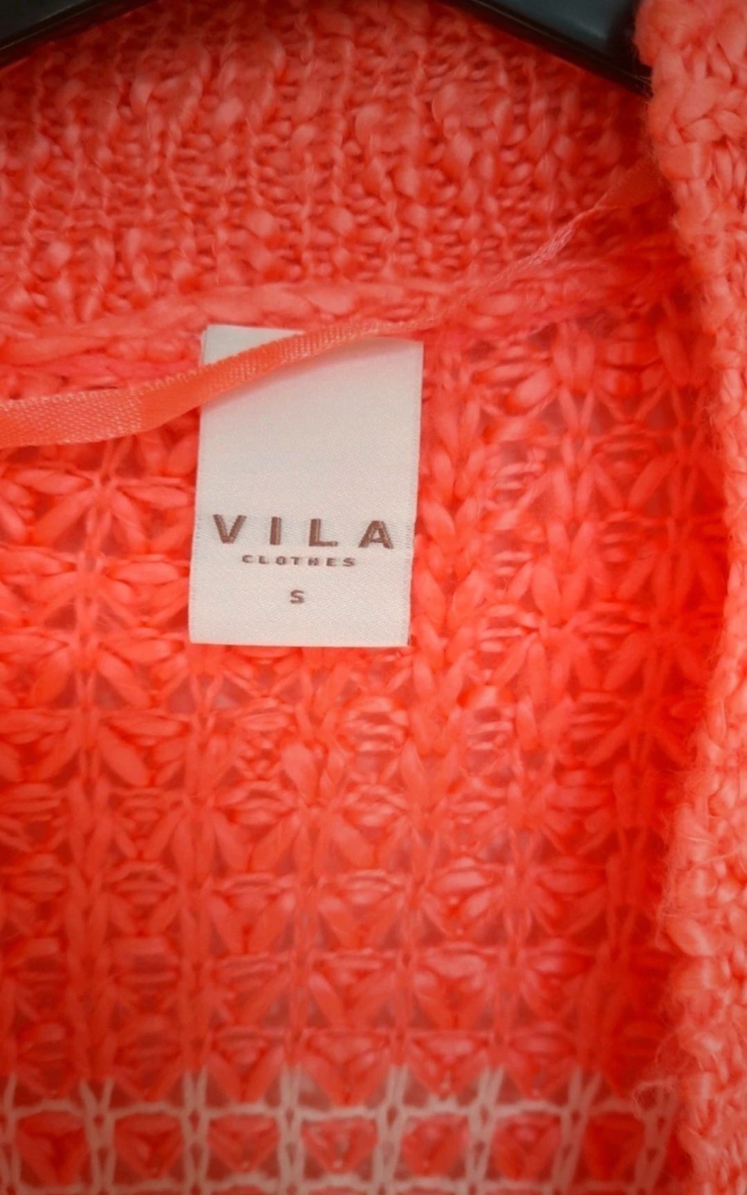 Pomarańczowy sweter Vila
