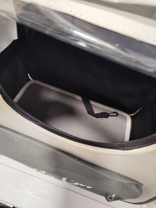 Рюкзак-переноска для котов и собак. Серый цвет