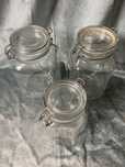 Conjunto 3 frascos conserva
