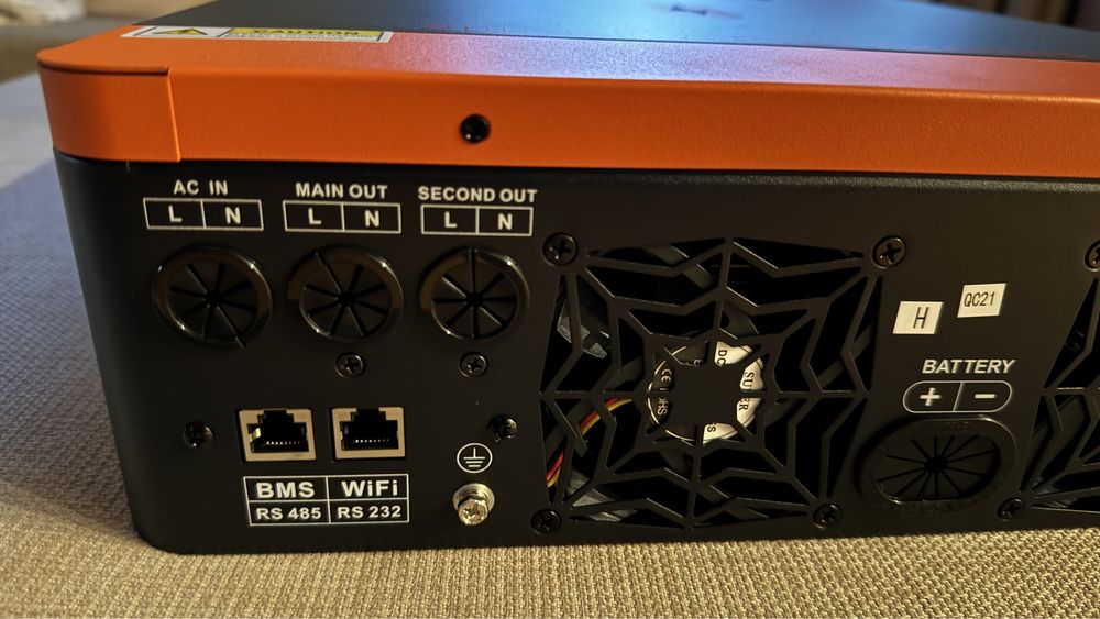 Новий Гібридний інвертор 6200 ватт + Wifi модуль+ BMS, Чиста синусоіда