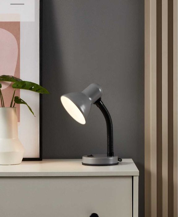 Lampka na biurko stołowa metalowa retro klasyczna Eglo Basic 1