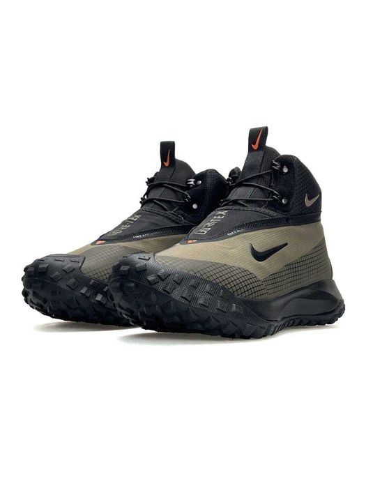 Кросівки Nike ACG Mountain Fly High Khaki Black (Найк Асг Гор-Текс)