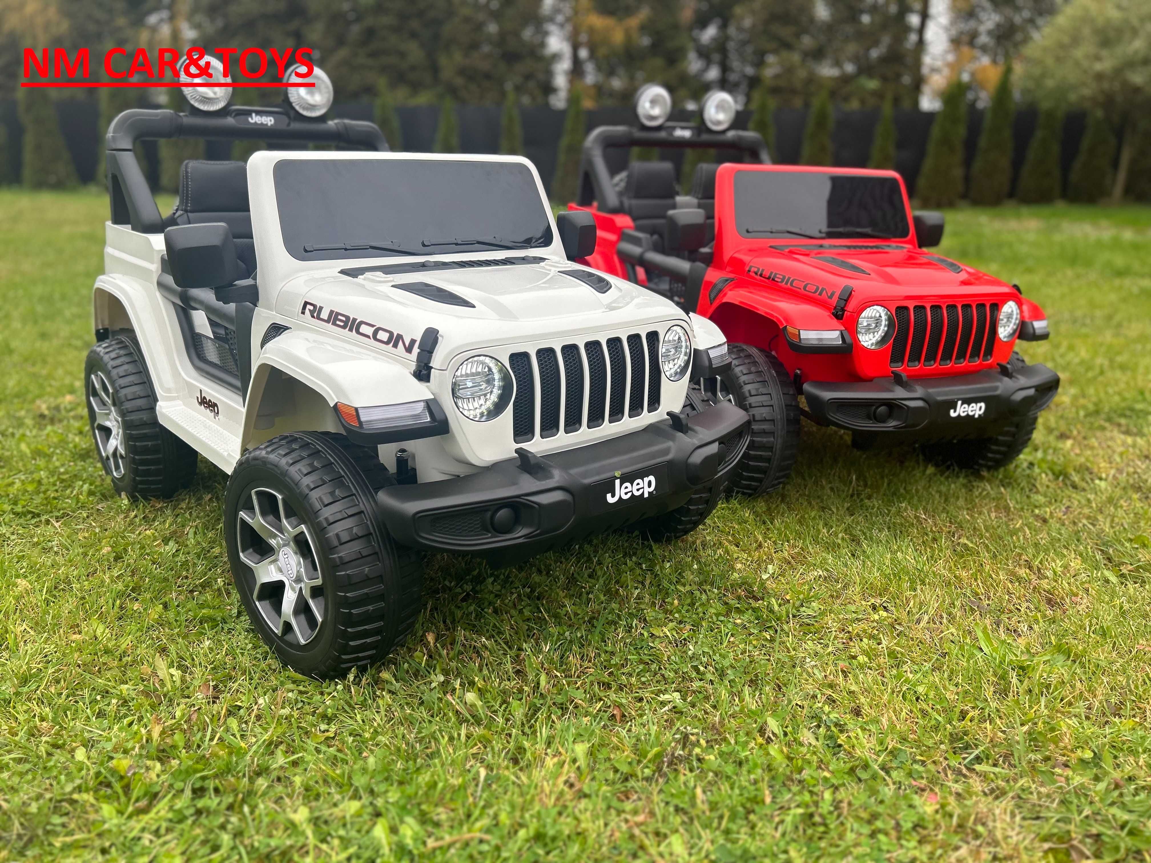 Auto na akumulator Pojazd samochód Jeep Wrangler Rubicon 4x4 180W