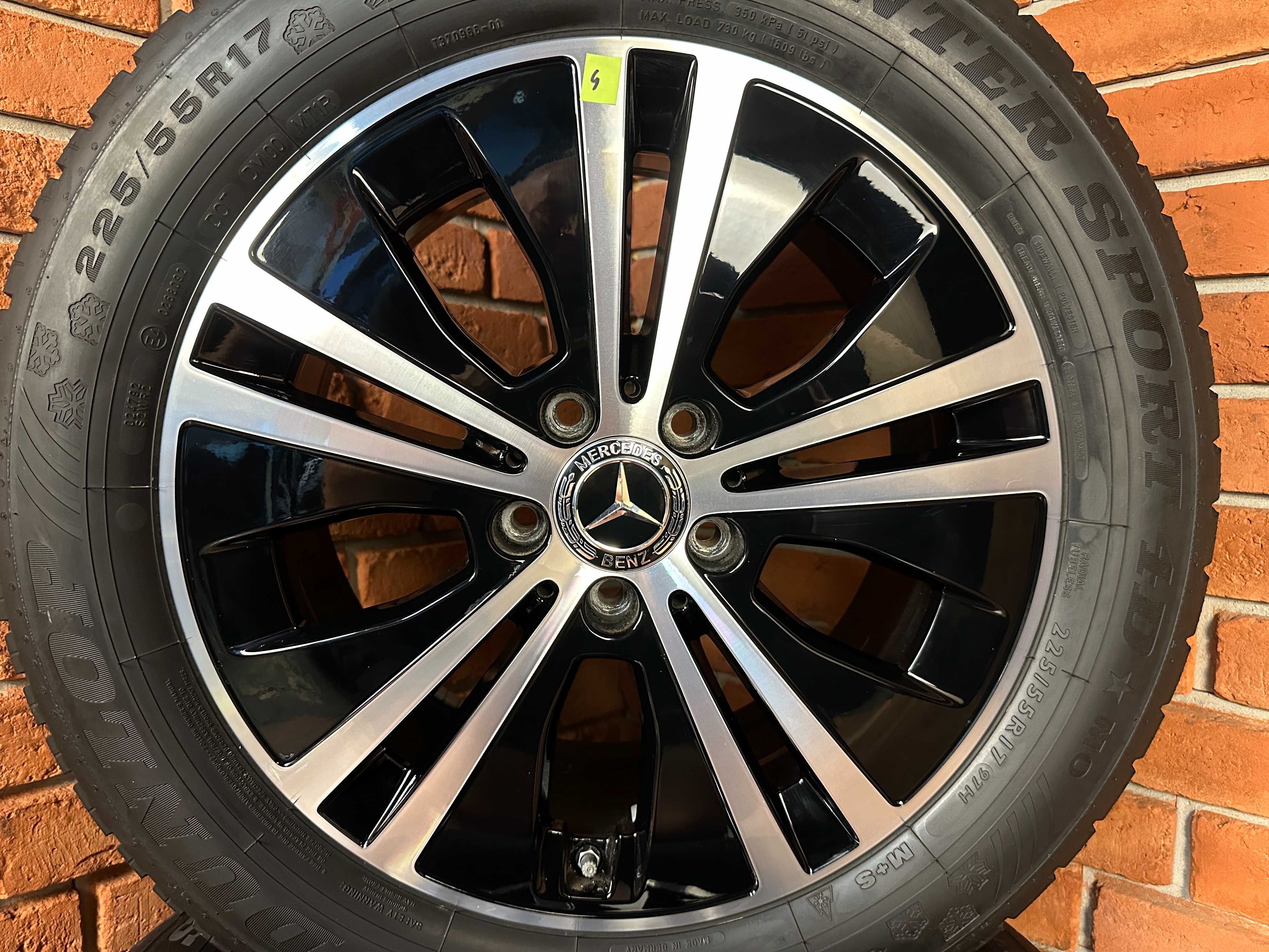 Koła Felgi 17 5x112 Mercedes E-Klasa W213 V-Klasa W447 Dunlop 2022