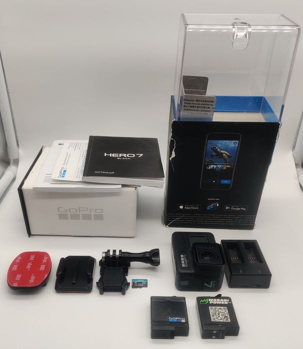 GoPro 7 Black + 2 акум + 64GB Kingston флешка єкшн камера 4K гоу про