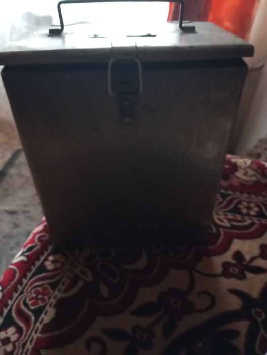 Зимний рыболовный ящик   металлич.