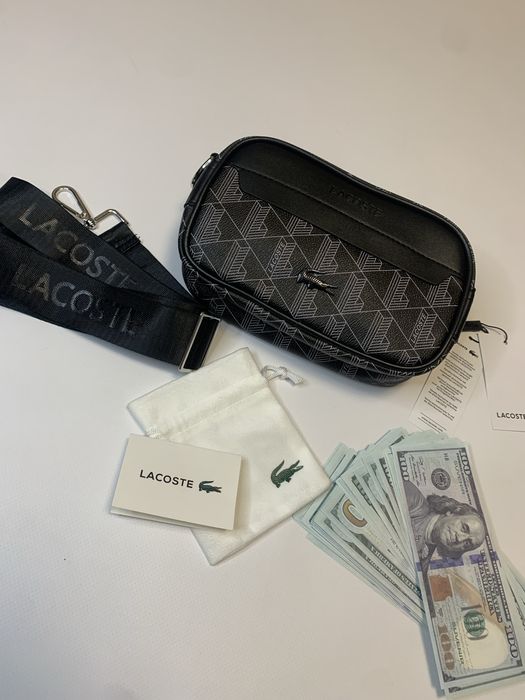 ЛАКОС ТА ЛА КОСЕ LACOSTE / месенджер/чорна