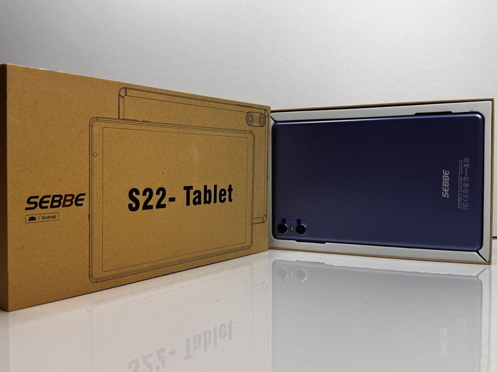 Планшет 5G 10.1" Sebbe S22 12/128Gb 8 ядер 6000 mAh Android 13 Синій