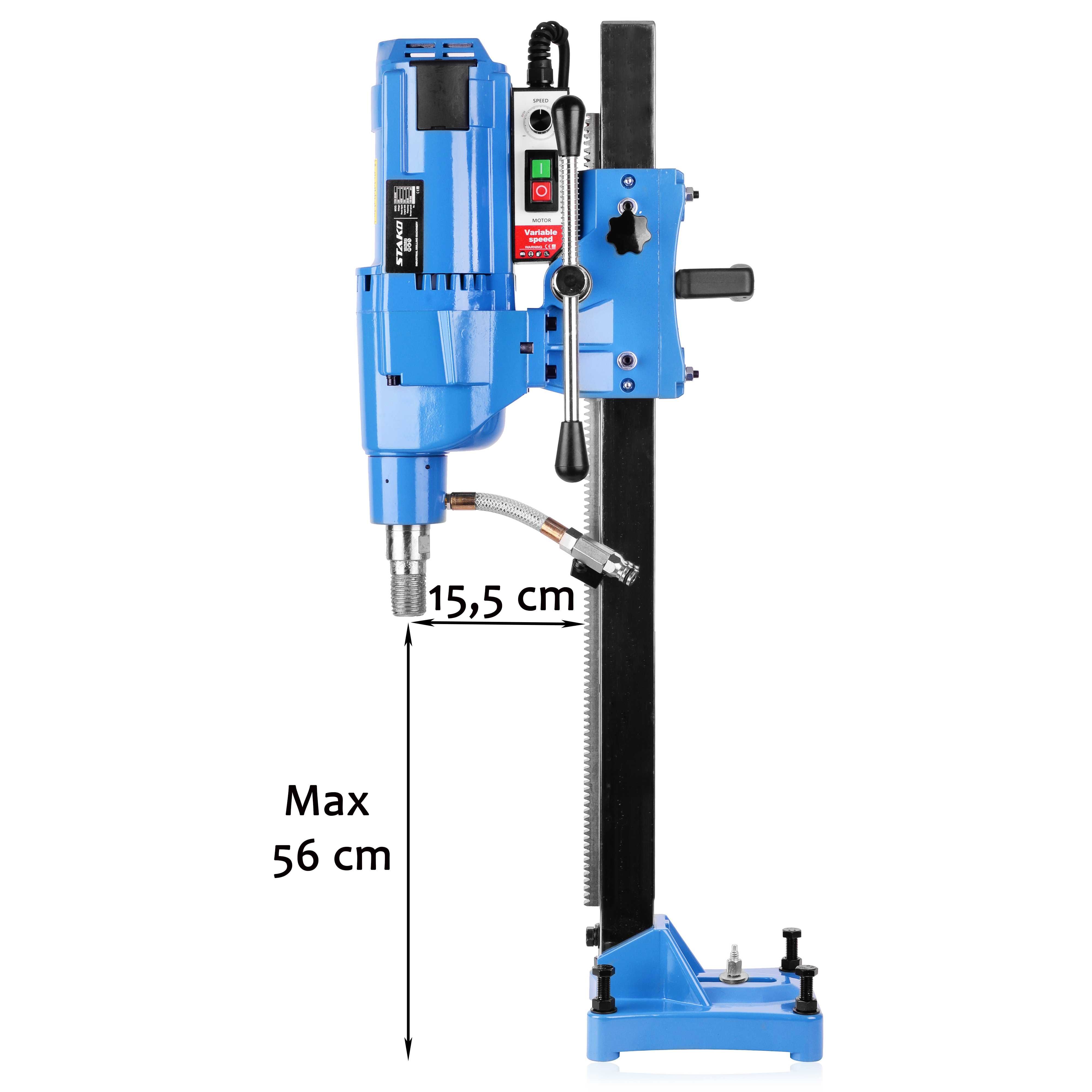 Wiertnica otwornica diamentowa do betonu fi 255mm 4250W STAKO