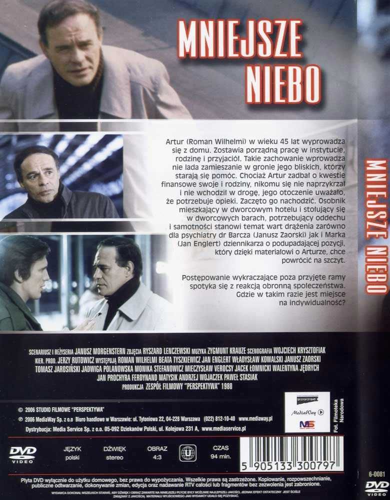 Mniejsze niebo DVD Roman Wilhelmi