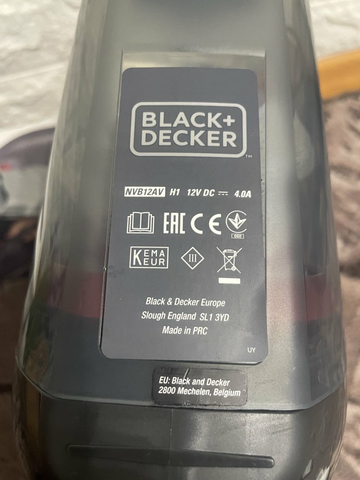 Автомобільний пилосос Black & Decker NVB12AV (6413120)