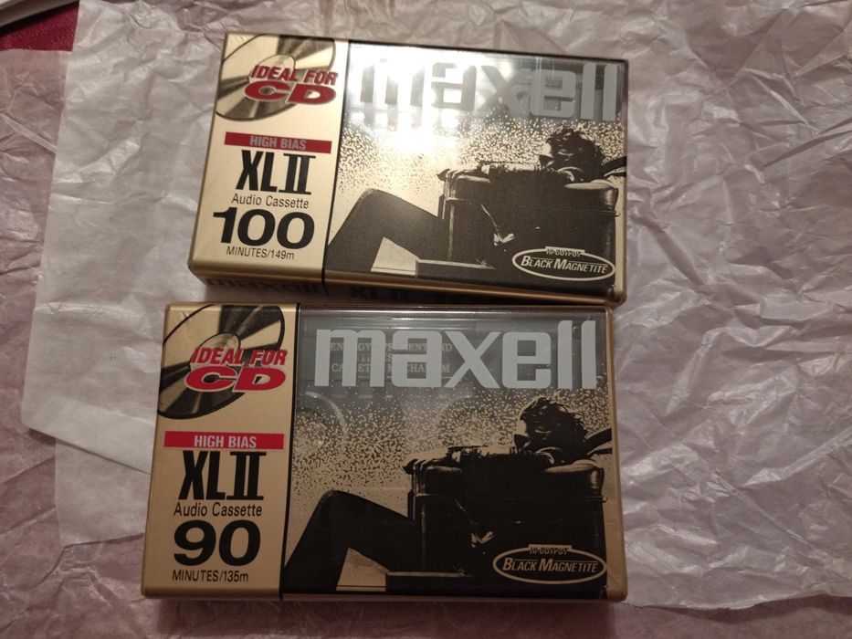 Cassetes Audio Analogicas TDK e Maxell