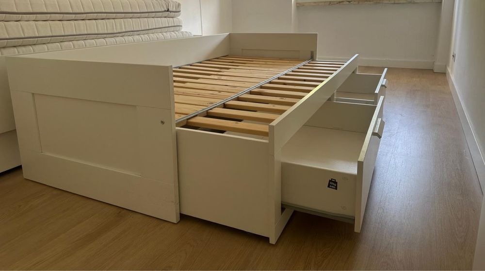Cama casal/solteiro Brimnes Ikea