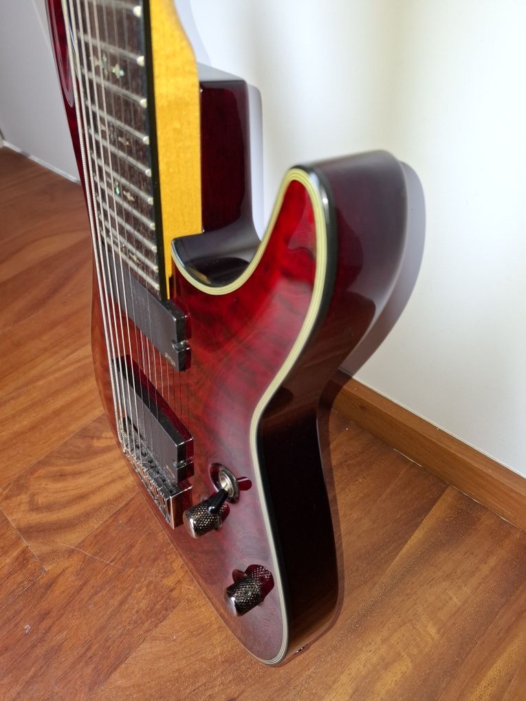 Guitarra elétrica Schecter Diamond Series Damien Elite 8 cordas