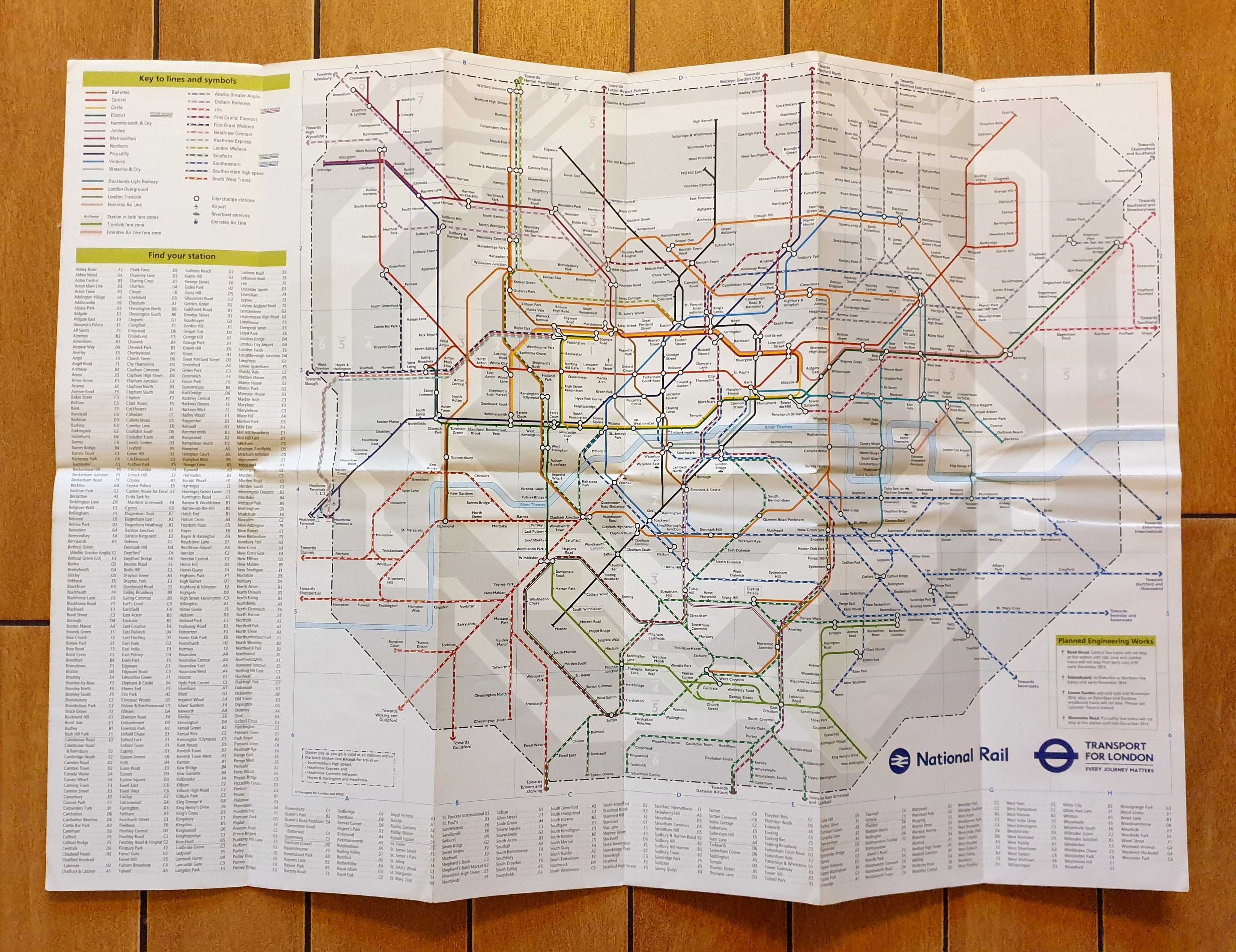 London's Rail & Tube (Plan Metra Londyńskiego)